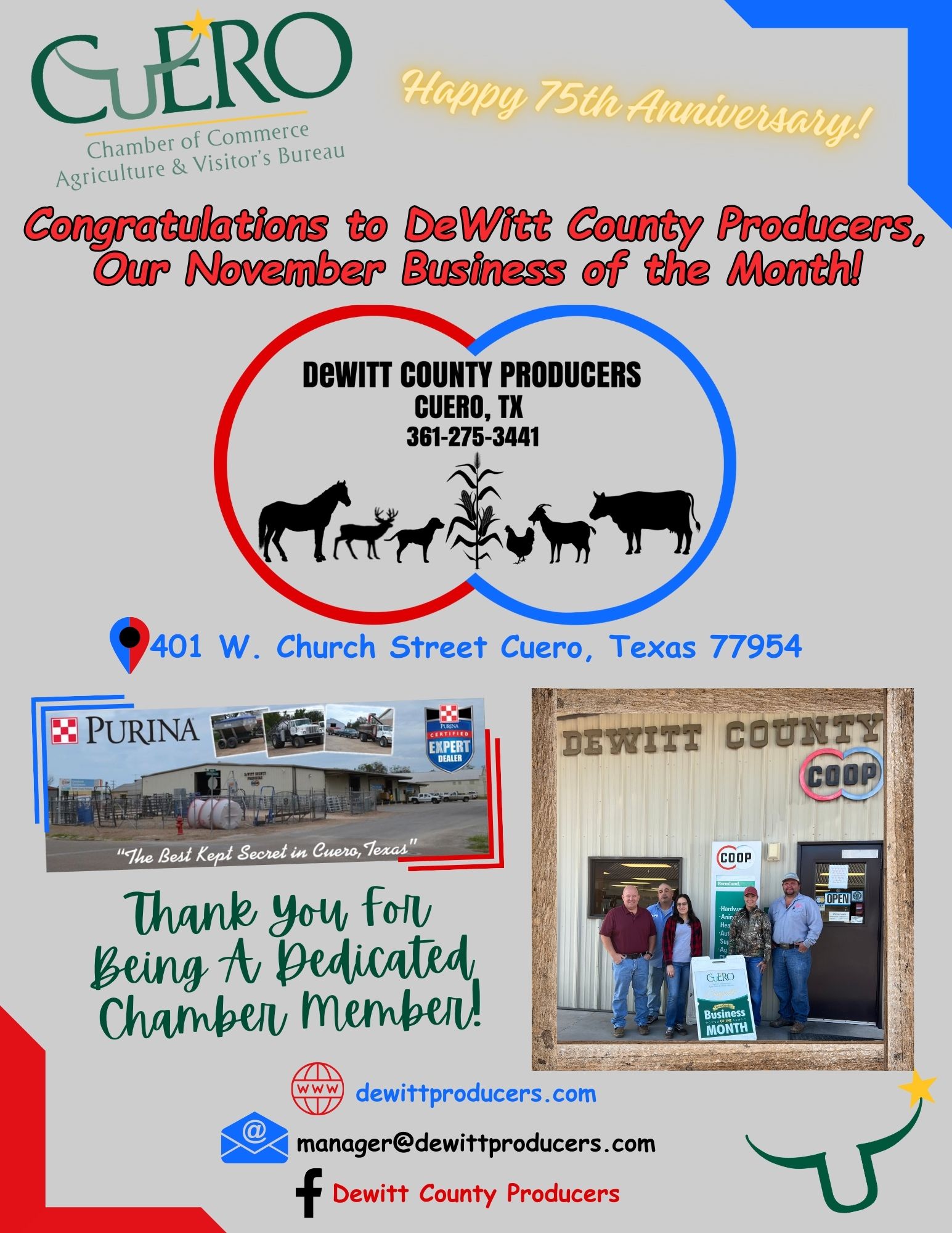 November 2023 Cuero Chamber of Commerce