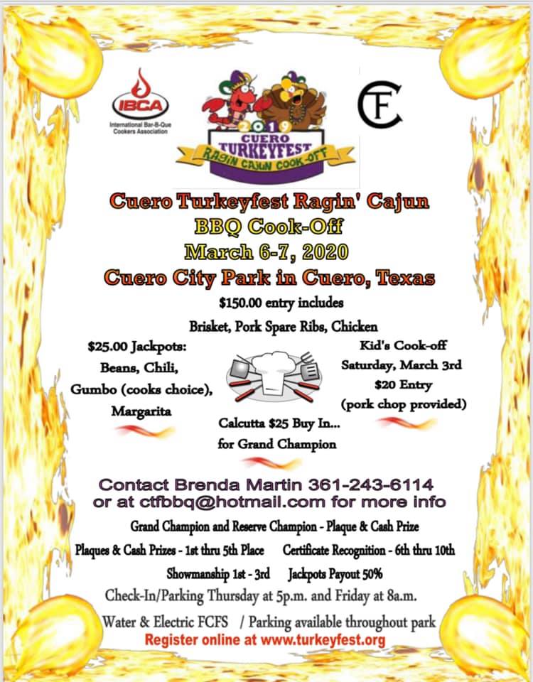 Cuero Turkeyfest Ragin Cajun BBQ Cook Off - Cuero Chamber of Commerce