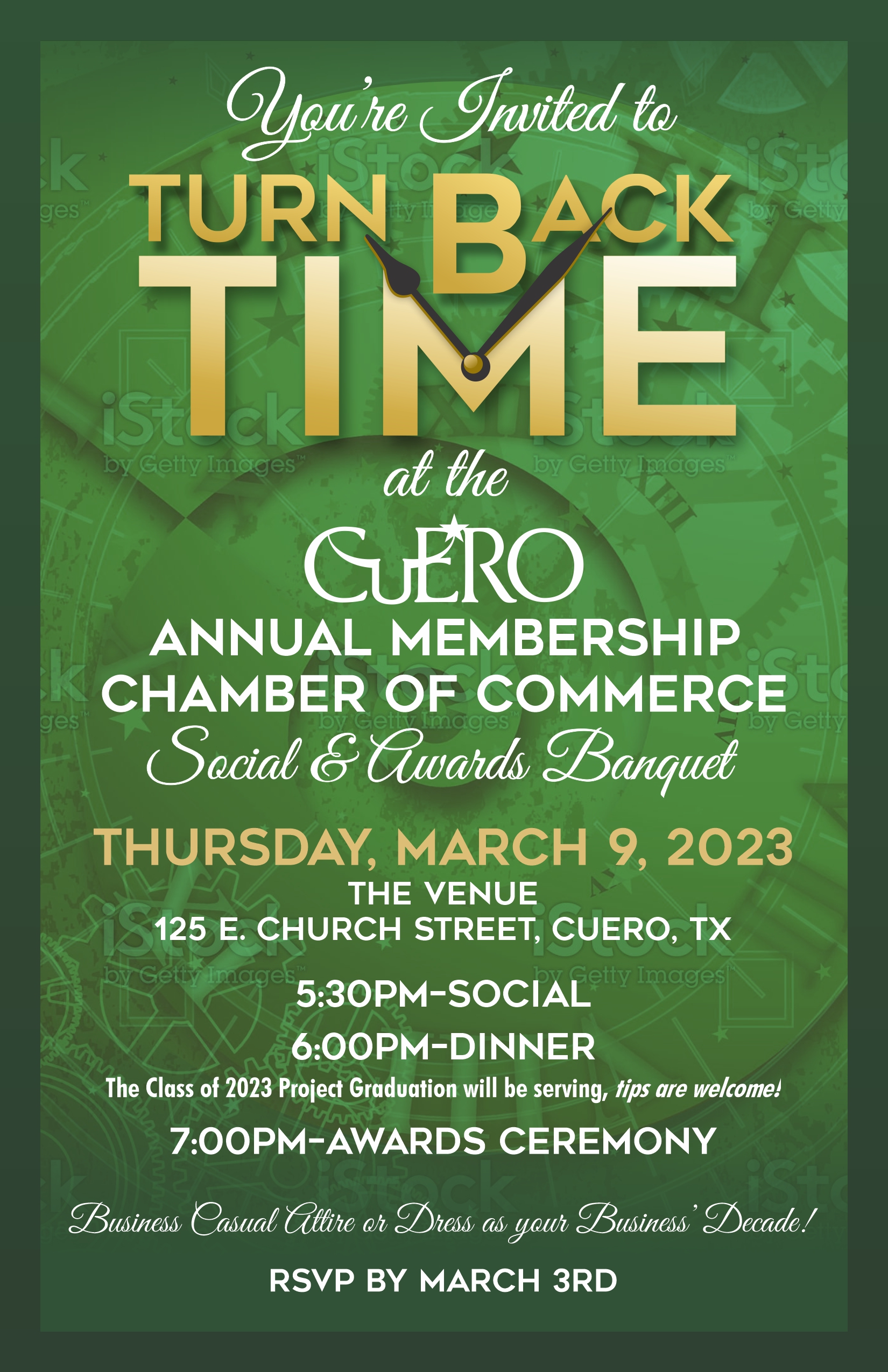 Annual Chamber Social & Awards Banquet Cuero Chamber of Commerce