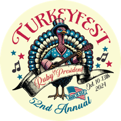 turkeyfest 2024 52nd annual button