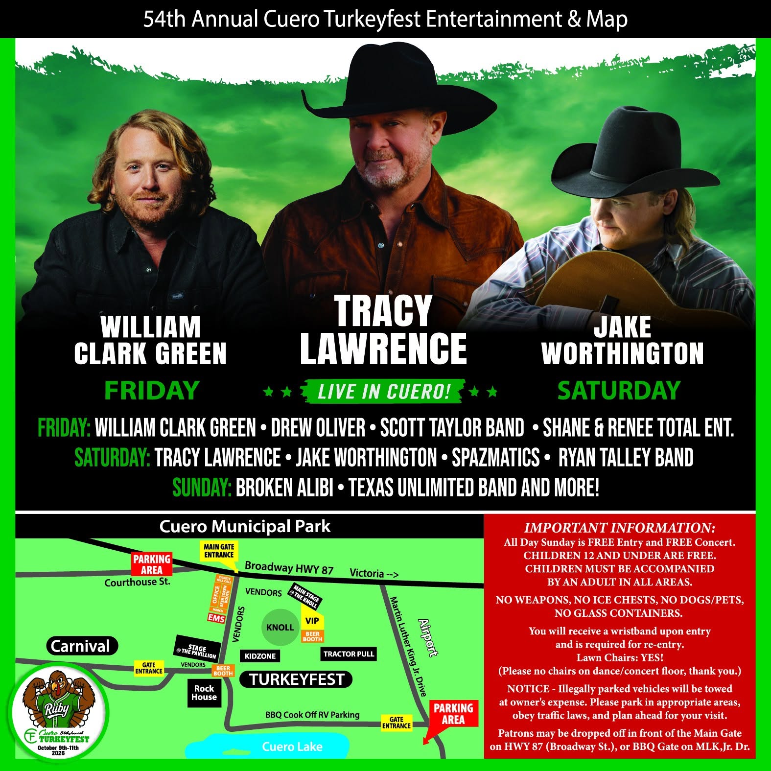 54th Cuero Turkeyfes